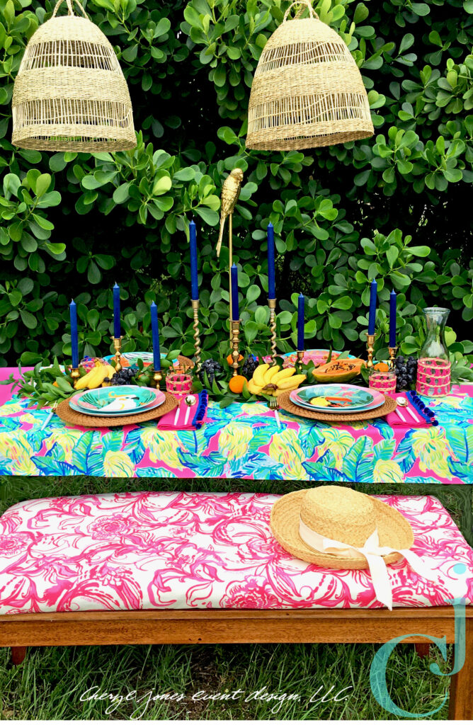 Lilly Pulitzer Inspired Home Table Designs – Summer 2021 | Cheryl Jones ...